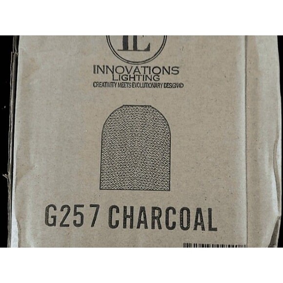 Lot of 2 - Innovations Caledonia 5" Light Glass, Colorful Bell/Charcoal - G257 - Picture 5 of 7